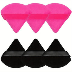 Soft Plush Powder Puff for Loose Powder & Liquid Cosmetic, 12 Pcs