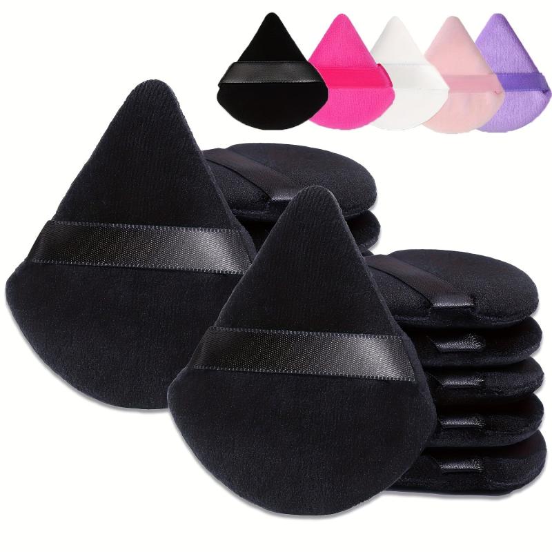 Soft Plush Powder Puff for Loose Powder & Liquid Cosmetic, 12 Pcs