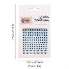 165 Pcs Eye & Face Acrylic Crystal Sticker Makeup Party Halloween Cosplay