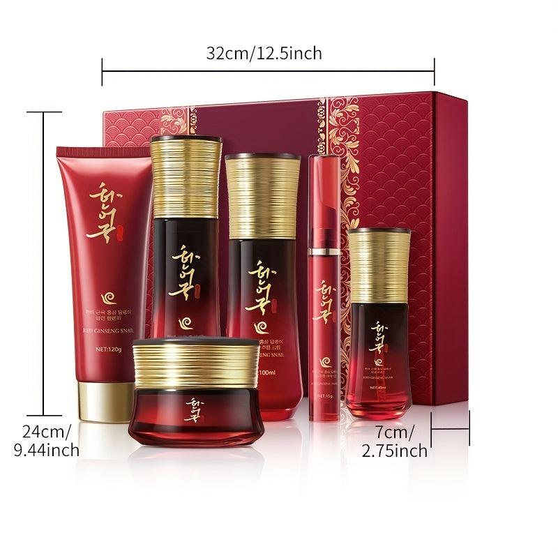 Red Ginseng Snail Aging Resisting Wrinkle Diminishing Gift Set
