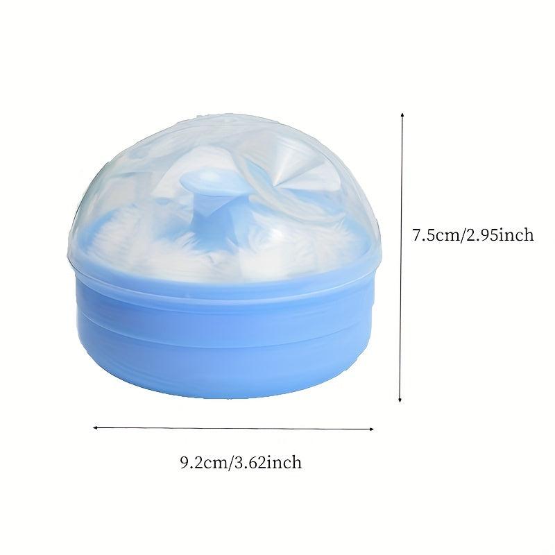 Portable Loose Powder Case With Soft Sponge Puff