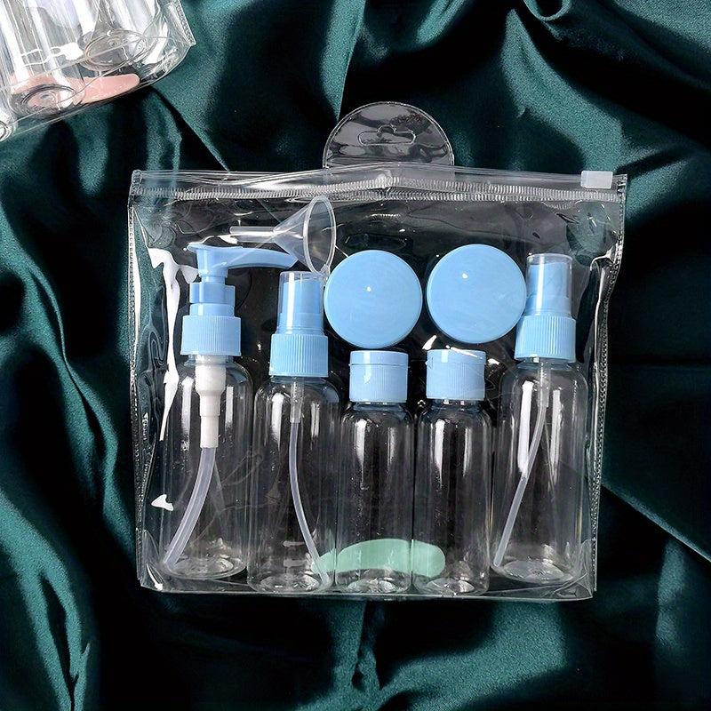 9pcs Travel Bottle Set Cosmetic Containers Lotion Toner Travel Accessories