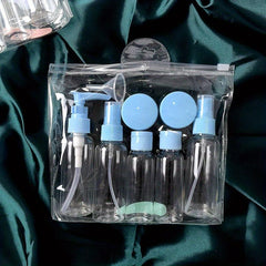 9pcs Travel Bottle Set Cosmetic Containers Lotion Toner Travel Accessories