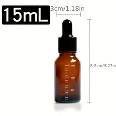 Amber Glass Graduated Dropper Bottle for Essential Oils