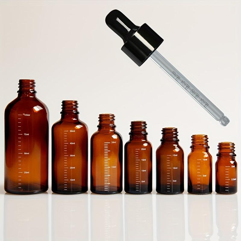 Amber Glass Graduated Dropper Bottle for Essential Oils