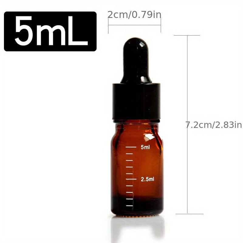 Amber Glass Graduated Dropper Bottle for Essential Oils