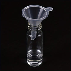 10pcs Clear Plastic Mini Funnel for Lab Bottles Essential Oils Perfumes Spices