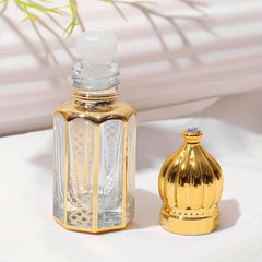 6ml Golden Empty Dropper Glass Perfume Bottle Cosmetic Container