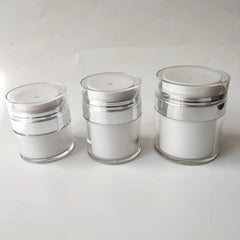 30ml Airless Pump Jar Empty Cosmetic Container Portable Lotion Dispenser Bottles