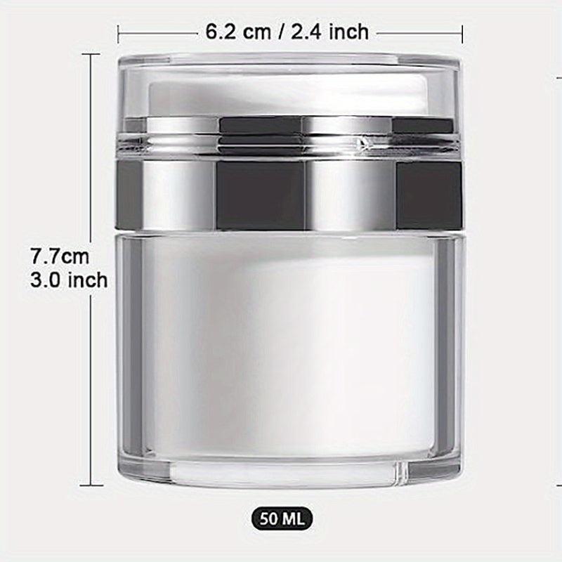 Airless Pump Jars Set for Makeup with Lid