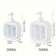 Large Capacity Press Type Soap Dispenser 1pc