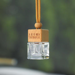 Car Hanging Glass Bottle Refillable Essential Diffuser Air Freshener Ornament