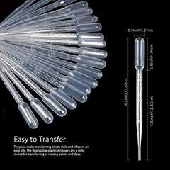 3ml Eye Dropper Pipettes for Liquid Transfer