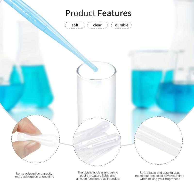 3ml Eye Dropper Pipettes for Liquid Transfer