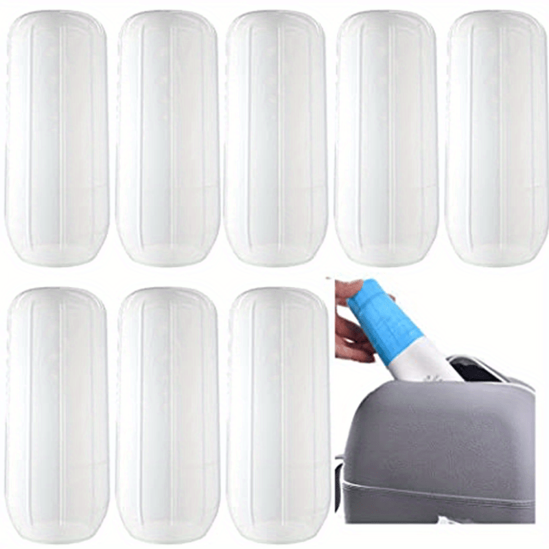 8pcs Silicone Leak Proof Sleeves for Toiletries & Luggage