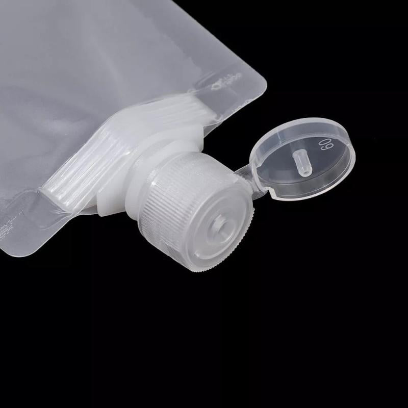 Travel Squeeze Pouch Clear Space Saving Empty Refillable Pouches