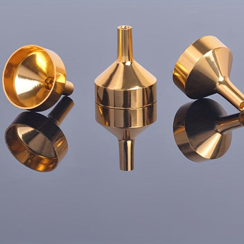 Small Metal Liquid Dispensing Funnel for Easy Refilling