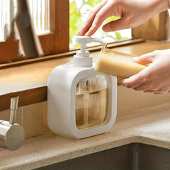 Clear Plastic Lotion Dispenser Pump Bottle, 300ml 500ml