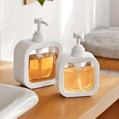 Clear Plastic Lotion Dispenser Pump Bottle, 300ml 500ml