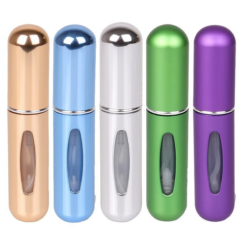 10Pcs Refillable Perfume Atomizer Spray Bottle Portable Empty Aftershave Case