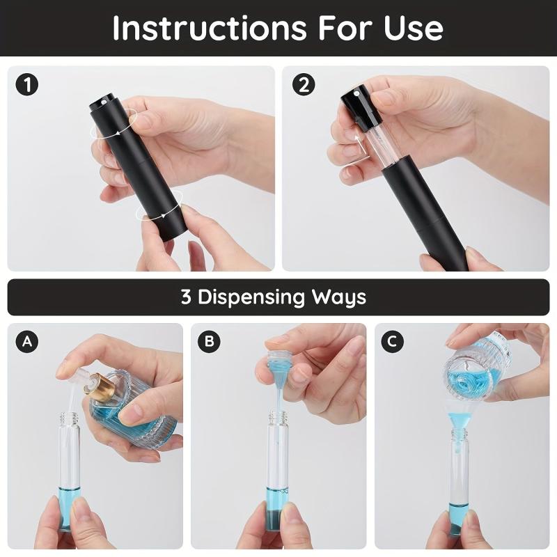 Travel-Friendly Refillable Perfume Atomizer Spray Bottle 8ML