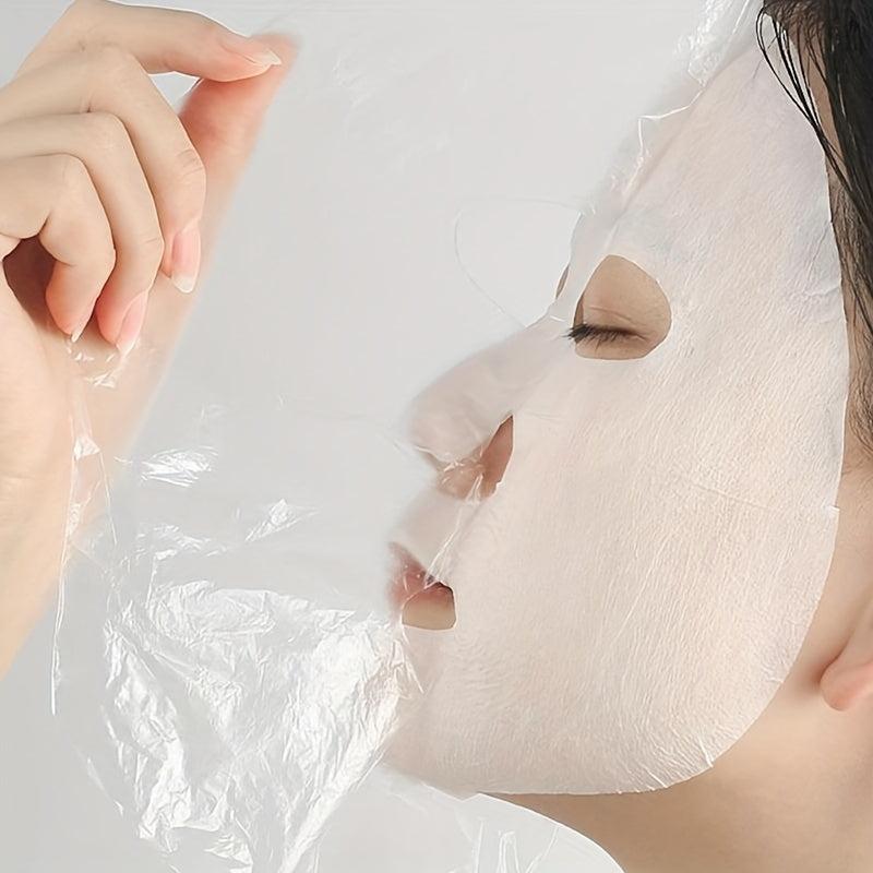 200 Pcs DIY Face Mask Disposable Film Moisture Retention Wrapped Paper