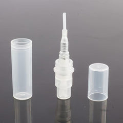 20 Mini Clear Plastic Spray Bottle Portable Refillable Perfume Atomizer 2ml