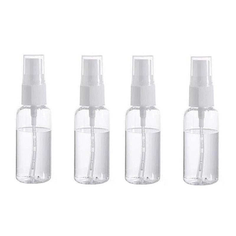 Travel Size Refillable Mist Spray Bottle Clear Plastic Sprayer