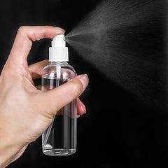 Travel Size Refillable Mist Spray Bottle Clear Plastic Sprayer
