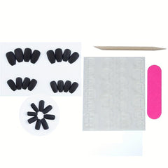 Ballerina Coffin Nail Press Ons Matte Acrylic for Halloween