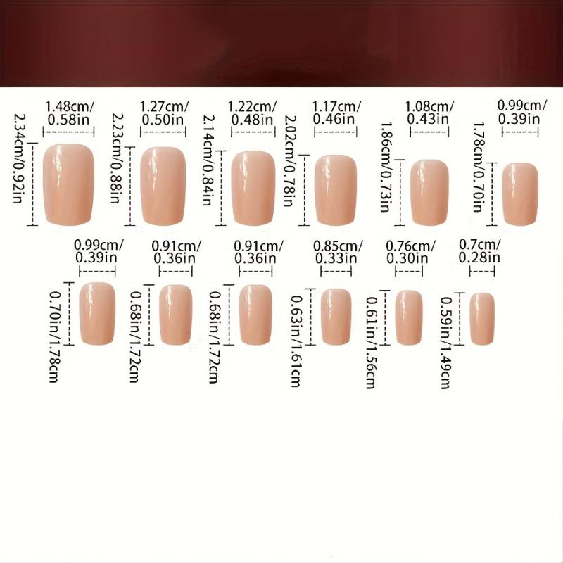 24pcs Starry Sky Glitter Press On Nails Glossy False Nails for Women