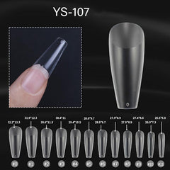 240 pcs Matte Medium Almond Acrylic Press On Nails Set