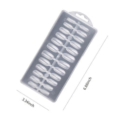 240 pcs Matte Medium Almond Acrylic Press On Nails Set