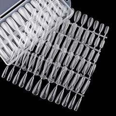 240 pcs Matte Medium Almond Acrylic Press On Nails Set