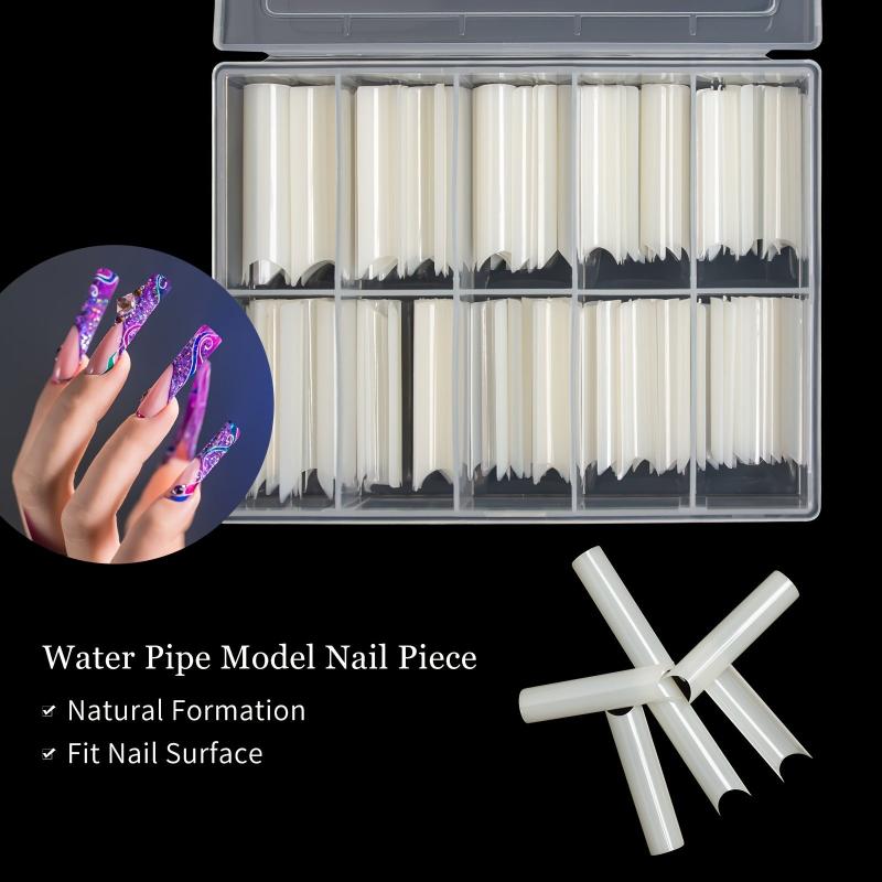100 pcs Clear Square French False Nail Tips Professional Tips for Stylish Nails