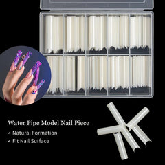 100 pcs Clear Square French False Nail Tips Professional Tips for Stylish Nails