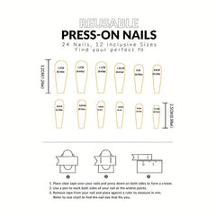24 pcs Pink Coffin Ballerina Press On Nails with Rhinestones and Butterfly Cloud