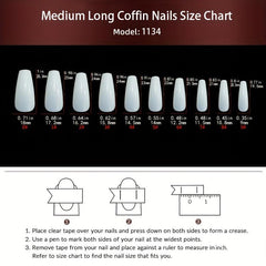 24 pcs Golden Glitter Coffin Press On Nails with Rhinestones and Plaid