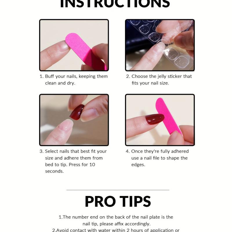 24pcs Golden Pink Swirl French Tip Glitter Press On Nails for Women