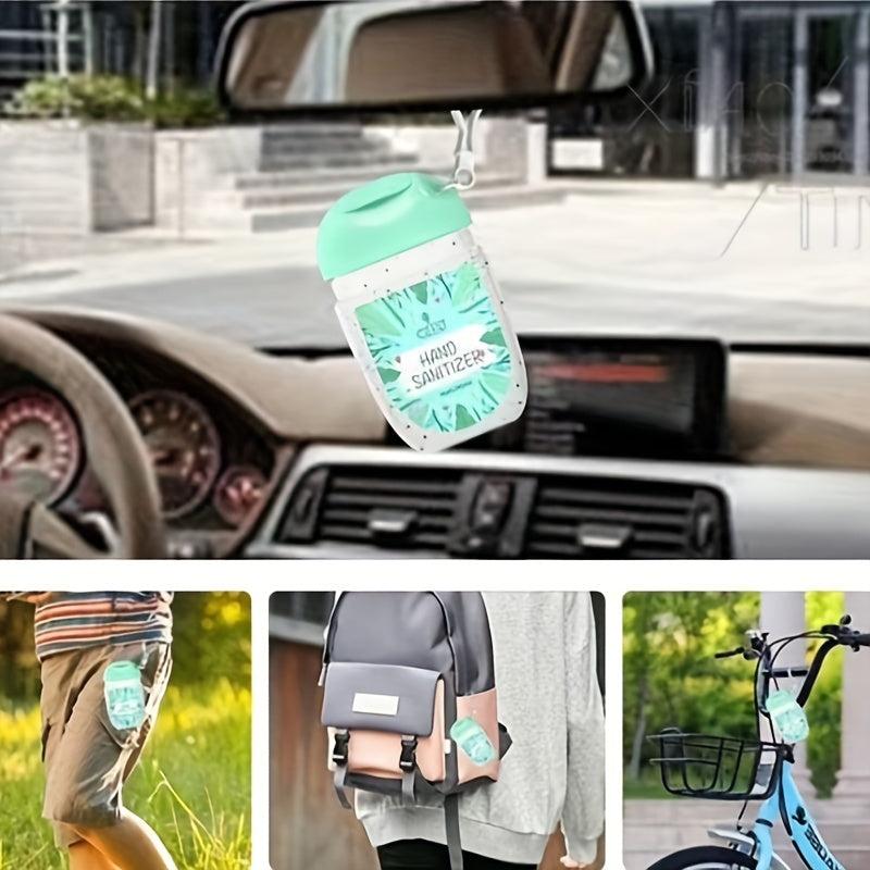 Clear Empty Bottle Hand Sanitizer Travel Holder Keychain