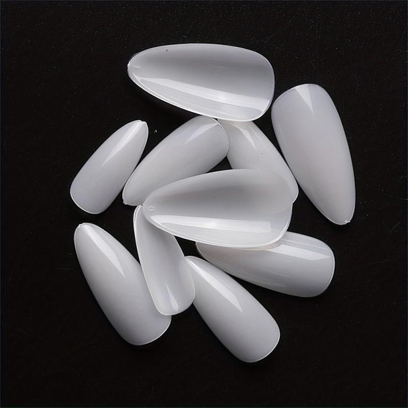 500pcs Almond Shaped Soft Gel Nail Tips for Nail Extension