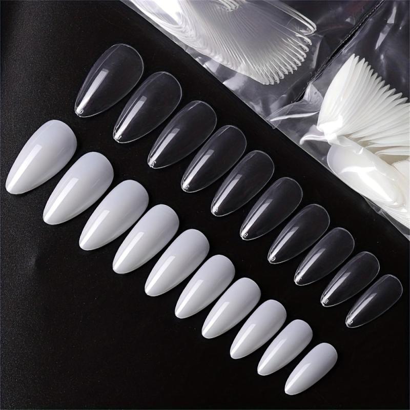 500pcs Almond Shaped Soft Gel Nail Tips for Nail Extension