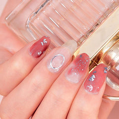 3D Laser Nail Strips Holographic Full Wraps Nail Sticker