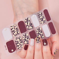 3D Laser Nail Strips Holographic Full Wraps Nail Sticker