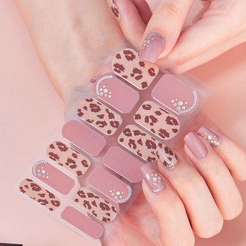 3D Laser Nail Strips Holographic Full Wraps Nail Sticker