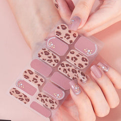 3D Laser Nail Strips Holographic Full Wraps Nail Sticker