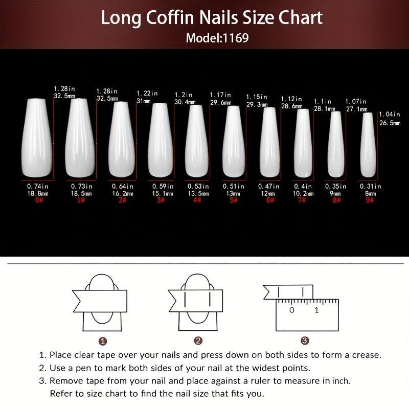 24pcs Pink Glitter French Tip Coffin Fake Nails with 3D Butterfly and Flower