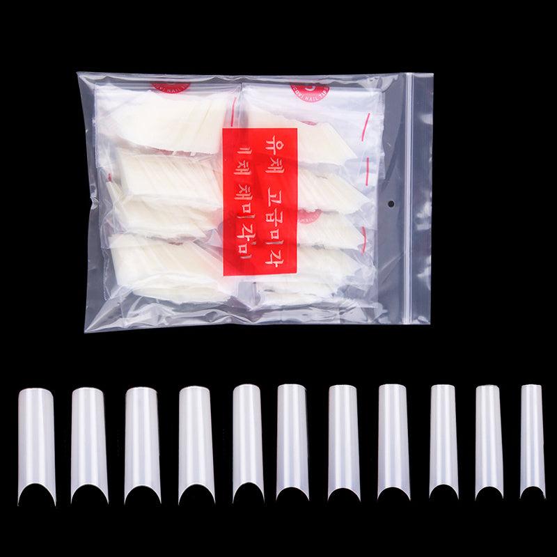 550Pcs XL Square False Nails Tips Half Cover Acrylic Artificial Tip Manicure