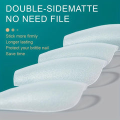 240pcs Matte Almond Soft Gel Nail Tips