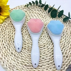 Silicone Face Scrubber Exfoliating Brush Facial Cleansing Tool